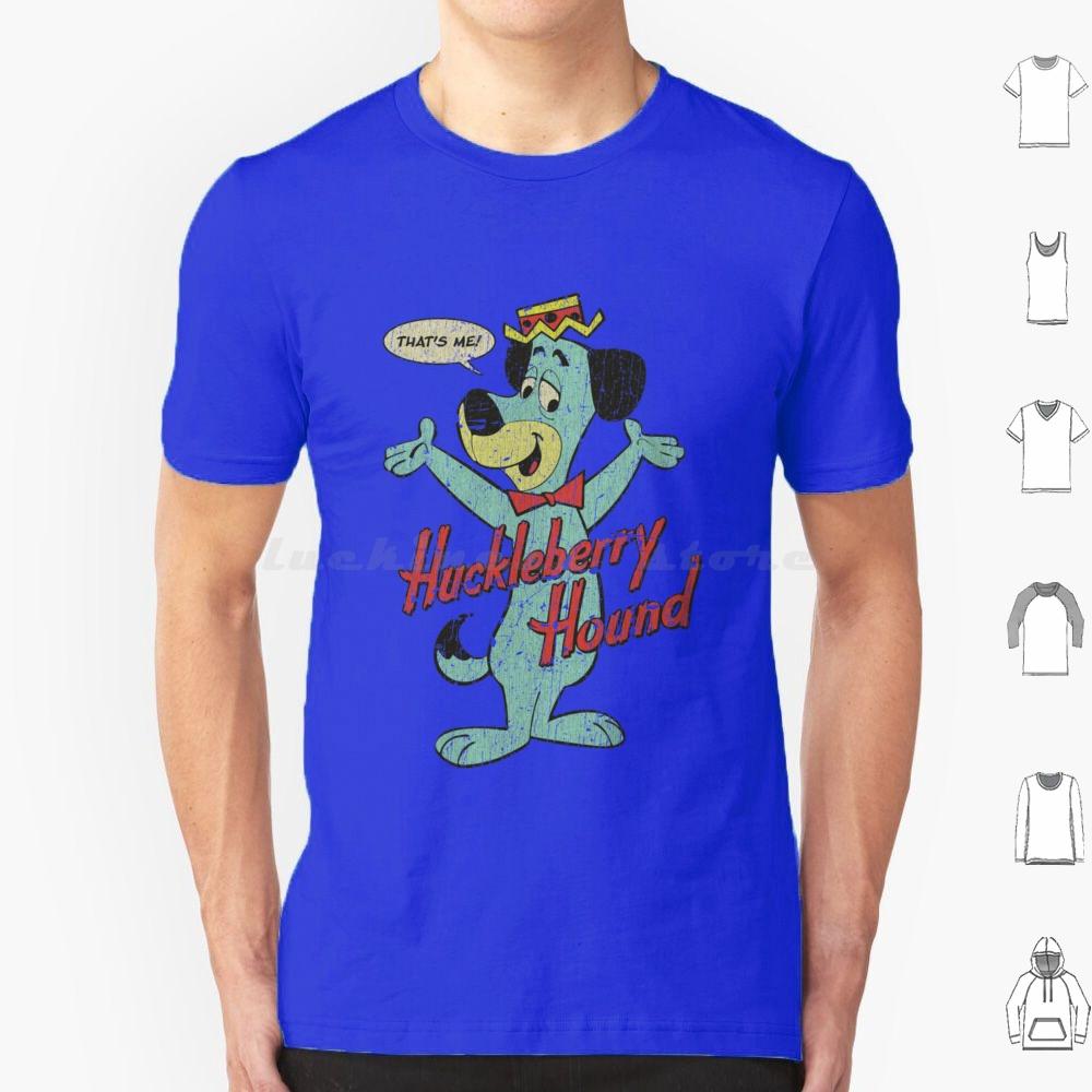 Huckleberry Hound T Shirt 6xl Cotton Cool Tee Huckleberry Hound 1950s 1958 Tv Cartoon Saturday Morning Southern North Carolina S