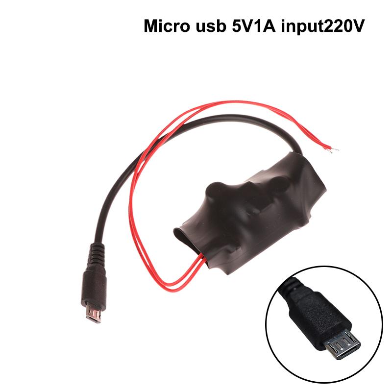 

TYPEC USB Блок живлення Трансформатор AC220V до DC5V 1A/2A Потужний Трансформатор Портативний Малий Адаптер для Камери WiFi Моніторингу