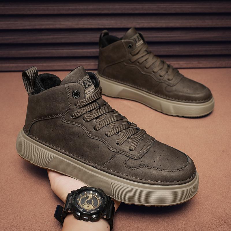 

Casual shoes men s shoes niche Korean version trend fashion versatile board shoes Hong Kong style retro student street shooting casual sports shoes 44