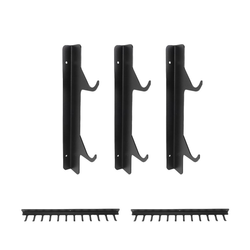 Pull Down Bar Storage Rack Wall Mounted Home Gym Storage   for Workout Equipment