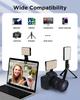 LED Selfie-lampa 120 LED 3000Mah Uppladdningsbar Telefonlampa Klämma 3 Ljuslägen Ringlampa för Telefon iPad Kamera Laptop Selfie