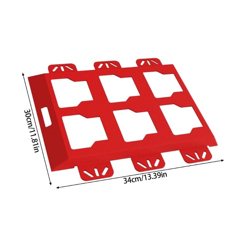 Packouts Wall Mount Metal Mounting Base Storage Toolboxes on Wall or Floor Half Width Plate for Tool Organization