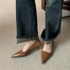 Fashion Bailamos 2025 Spring Pointed Toe Women Sexy Shallow Slip On Pumps Shoes Fashion Thin High Heel Ladies Elegant Dress Boat Shoes M
