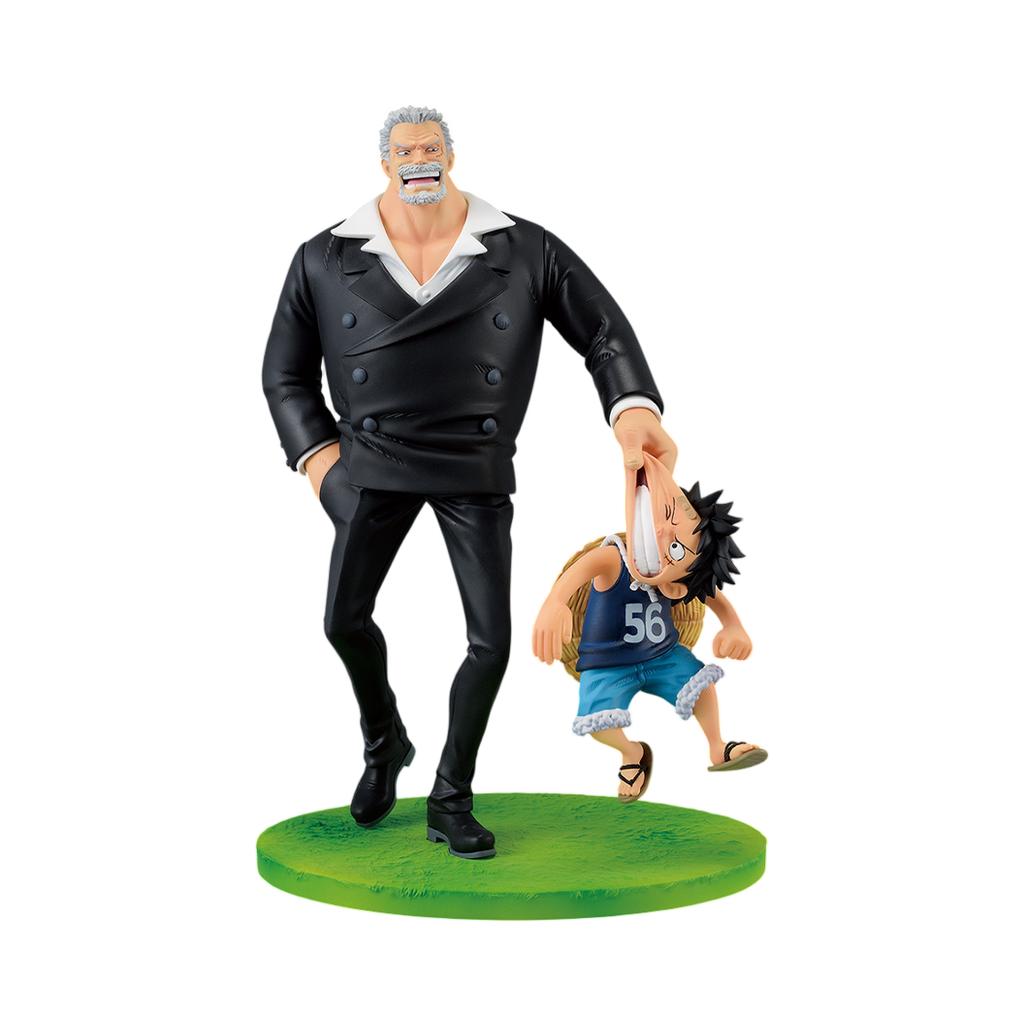 Bandai Ichiban Kuji One Piece Road To Dawn The Path To Adventure B Prize Revible Moment Monkey D. Luffy & Monkey D. Garp
