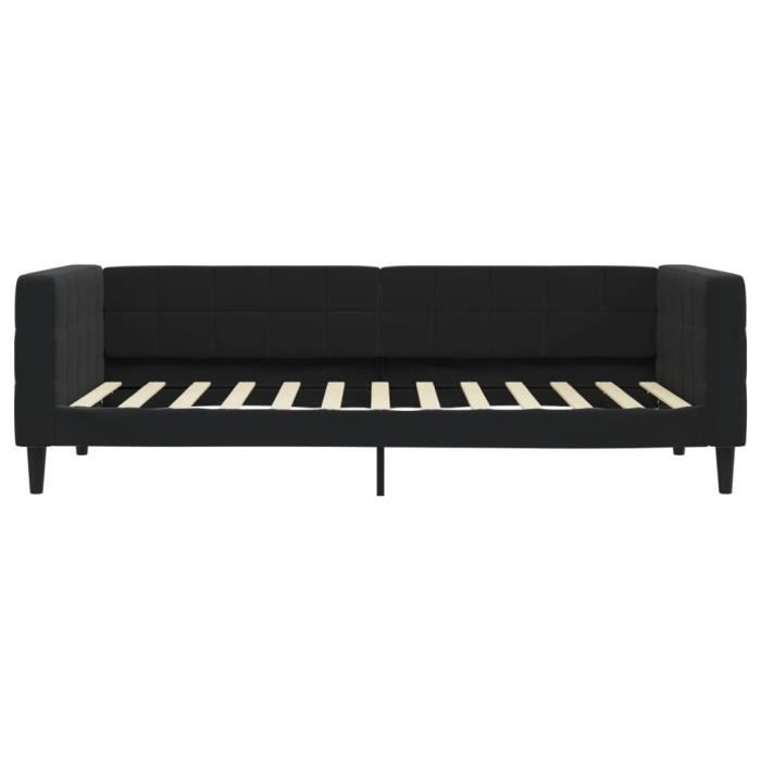 VidaXL Daybed Black 100x200 Cm Velvet 354019