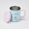 Skater Crayon Stainless Steel Mug with Vacuum Double 330ml Shin-chan STMG4N-A Lid, Insulated, Walled,