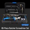 69-in-1 Precision Ratchet Screwdriver & Wrench Set with Strong Magnetic Feature