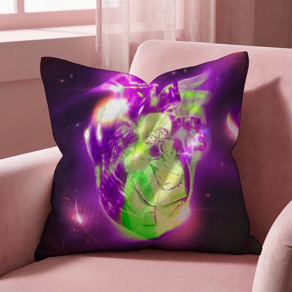 S-Saiko S-Sakura Spanish Cushion Cover Multi-Scene Pillow Cover for Home & Car - Reversible, Soft & Durable for Daily Use