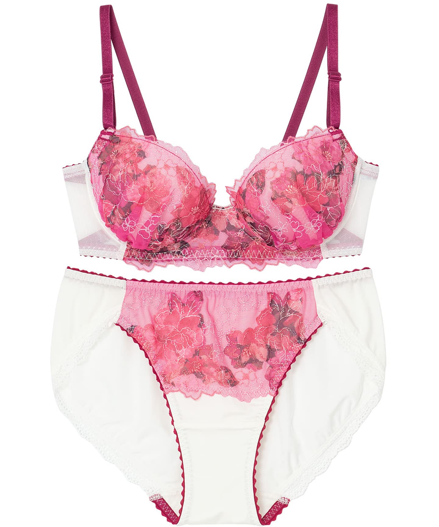 

Бюстгальтер Шорты Удобный Широкий B75 [Wing/Wacoal] & Комплект, Носить, Нога, CB3712, Женский, RP,