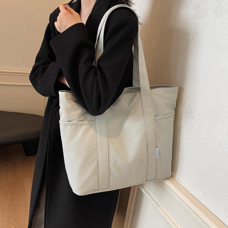 Duża pojemność płócienna torba typu tote torba damska na ramię