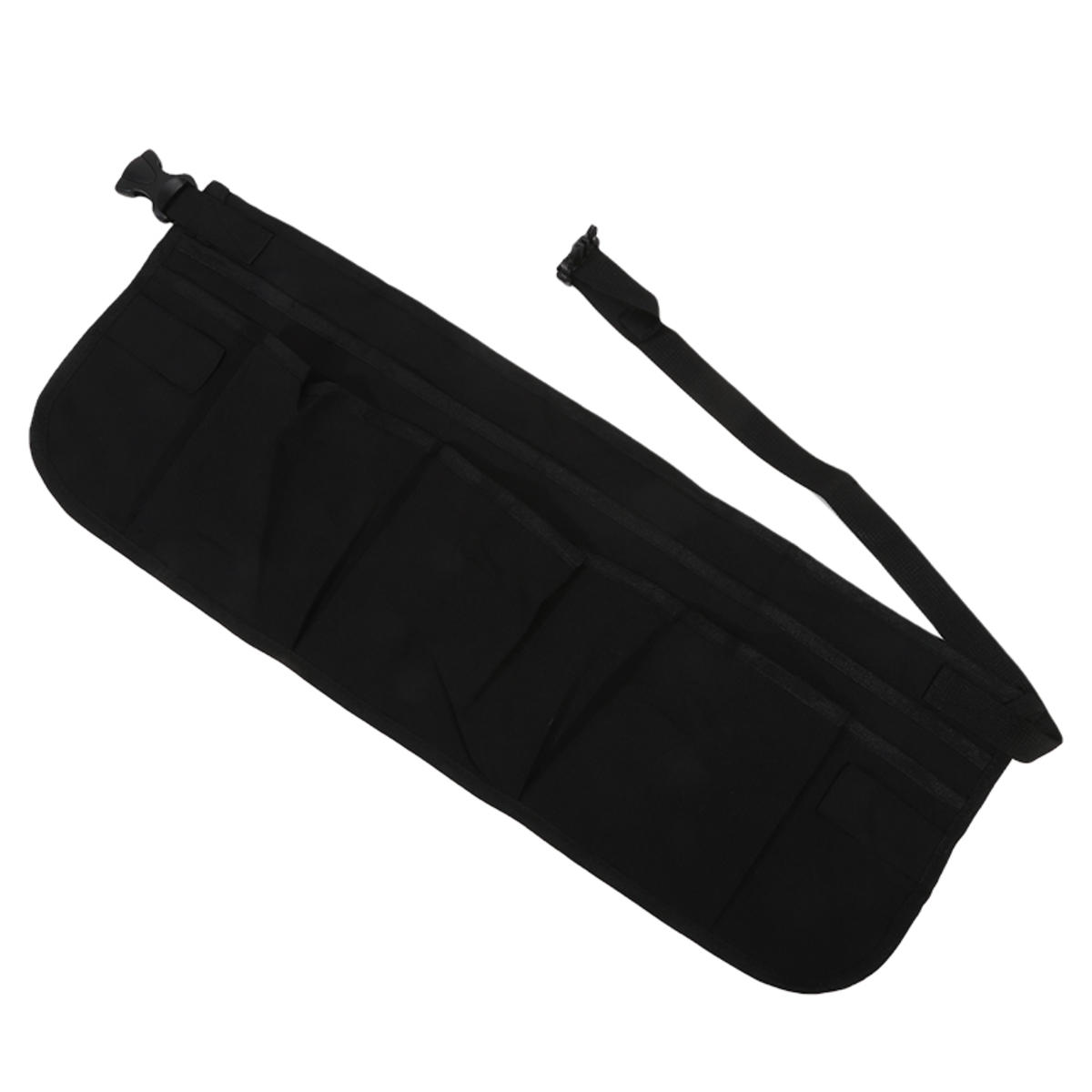 

Многофункциональная поясная сумка для хранения инструментов, органайзер для инструментов для ремонта, полиэстер, регулируемая водонепроницаемая многосекционная сумка для инструментов чёрный