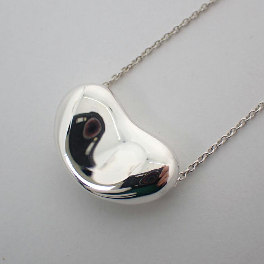 [Used] TIFFANY/Tiffany 925 Bean Pendant/Necklace/j107-8