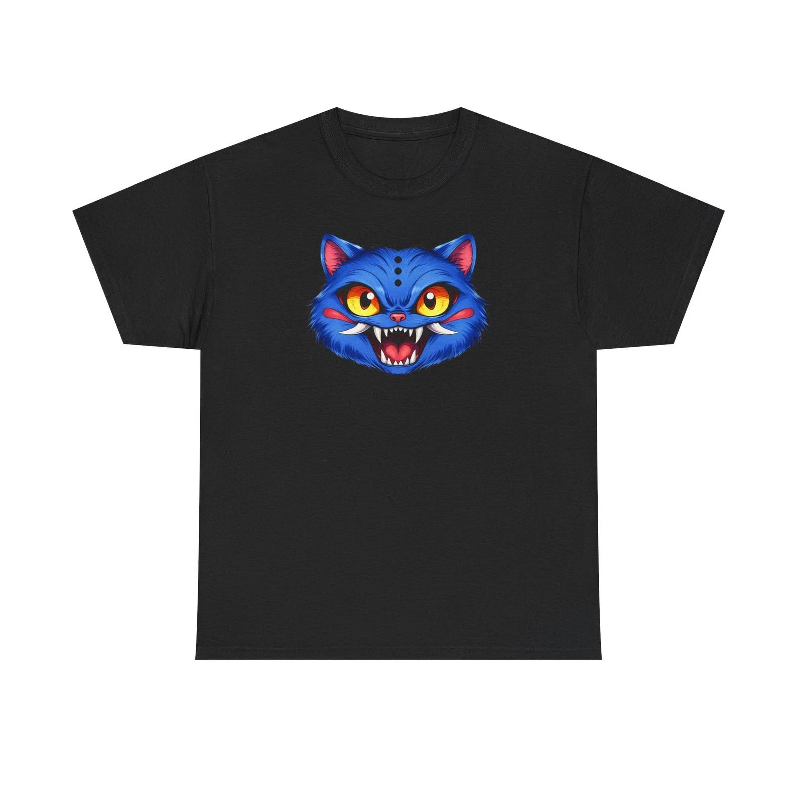 Derpy Tiger Black Tee-Tshirt L