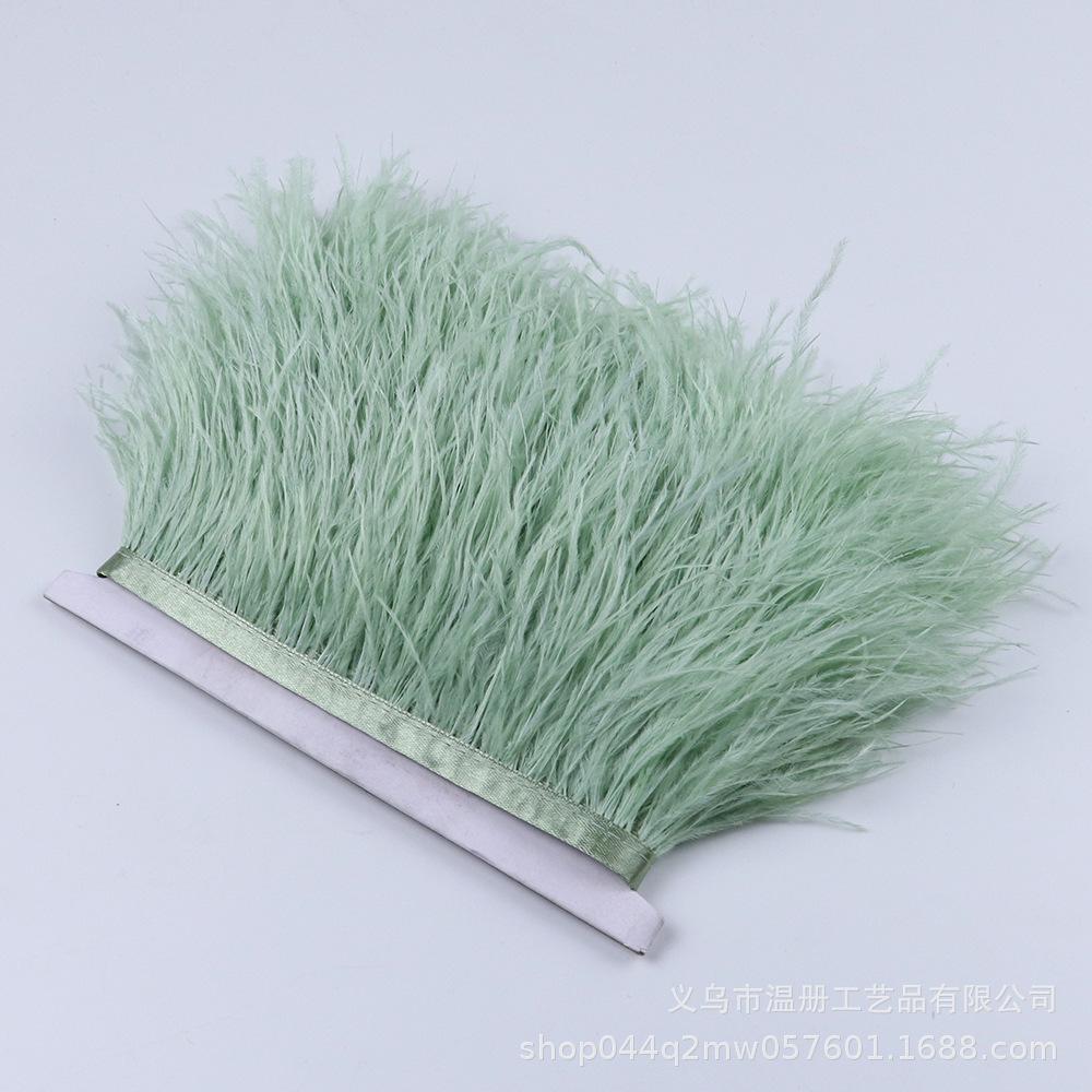 8-10Cm Ostrich Hair Cloth Edge Various Colors Optional Feather Lace Clothing Earrings Diy Decoration