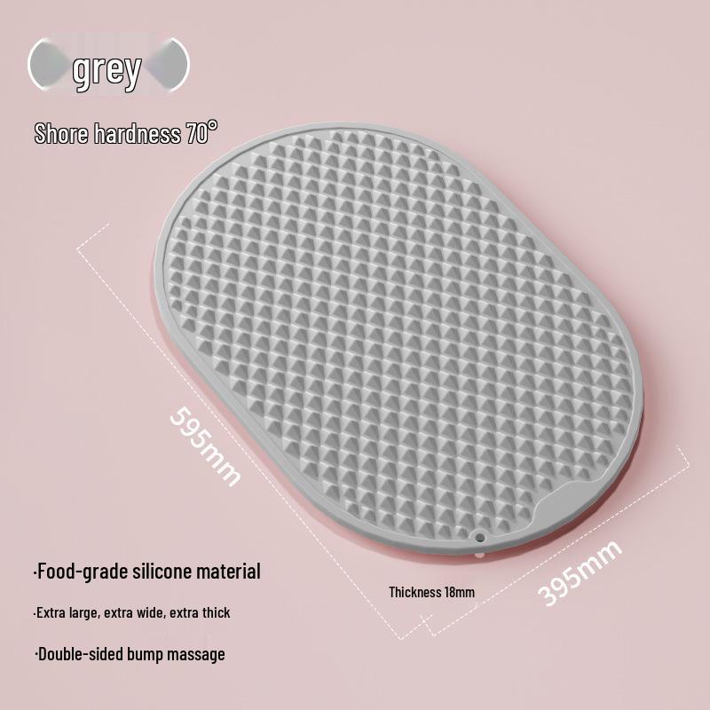 Dual-Sided Silicone Acupressure Foot Mat for Walking and Treadmill | Extra Large Sole Massage Pad