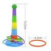 Parrot Bird Toy Parrot Bite Chewing Toy Pet Bird Swing Ball Standing Toy Plastic Rings Training Intelligence Toy Game Supplies