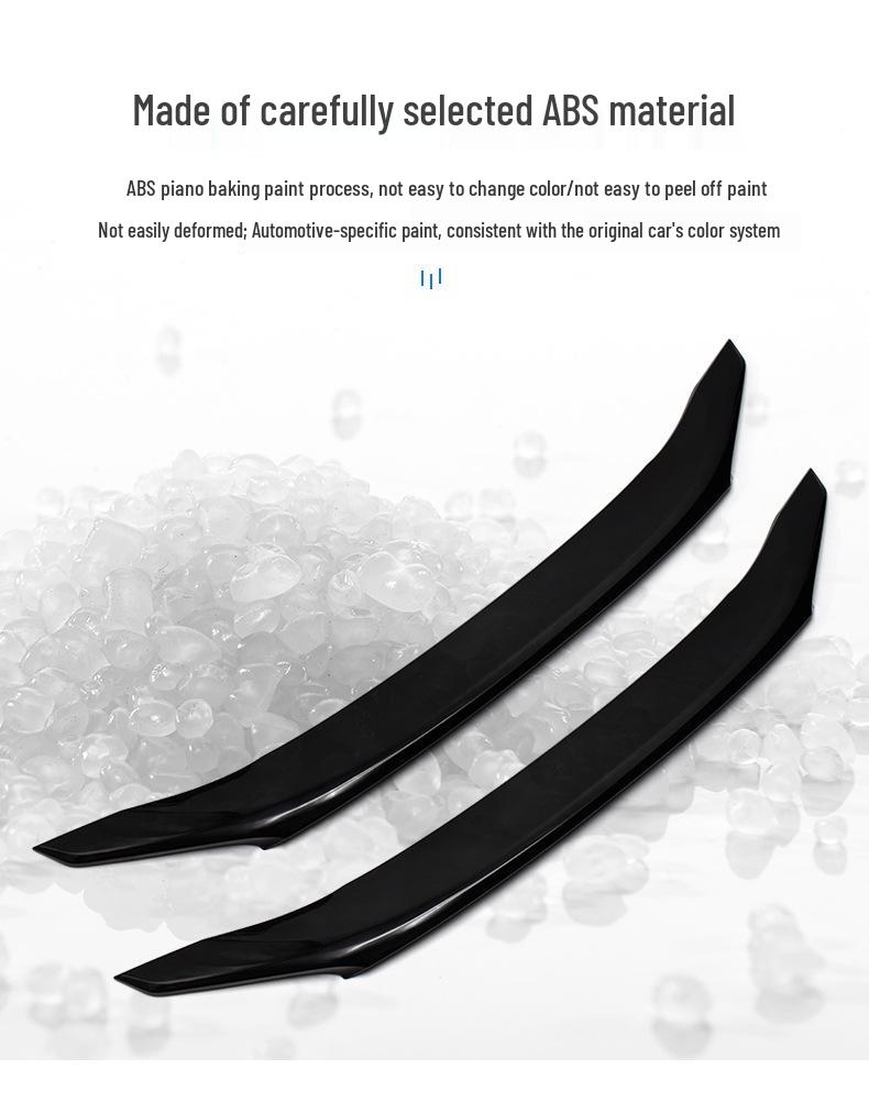 Compatible Rear Spoiler for 10th Gen Civic - No Drill Wing Deflector