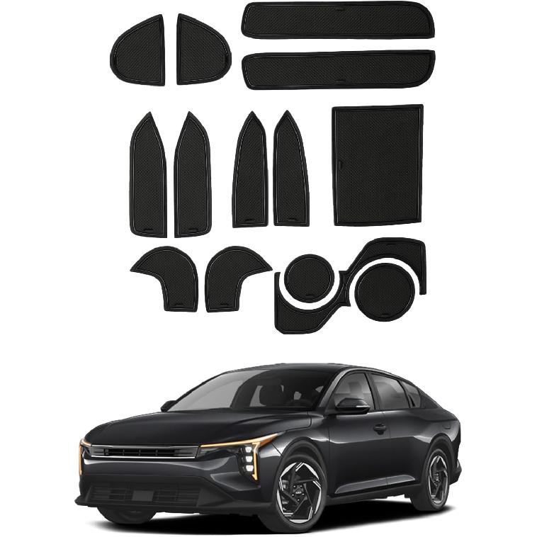 

SHAOHAO для 2025 2026 Toyoa Corolla Cross Килимки для центральної консолі для 2022-2024 2025 2026 Toyota Corolla Cross Аксесуари (L/LE/XLE/Гібрид S/Гібрид 2025 2026 K4 Black