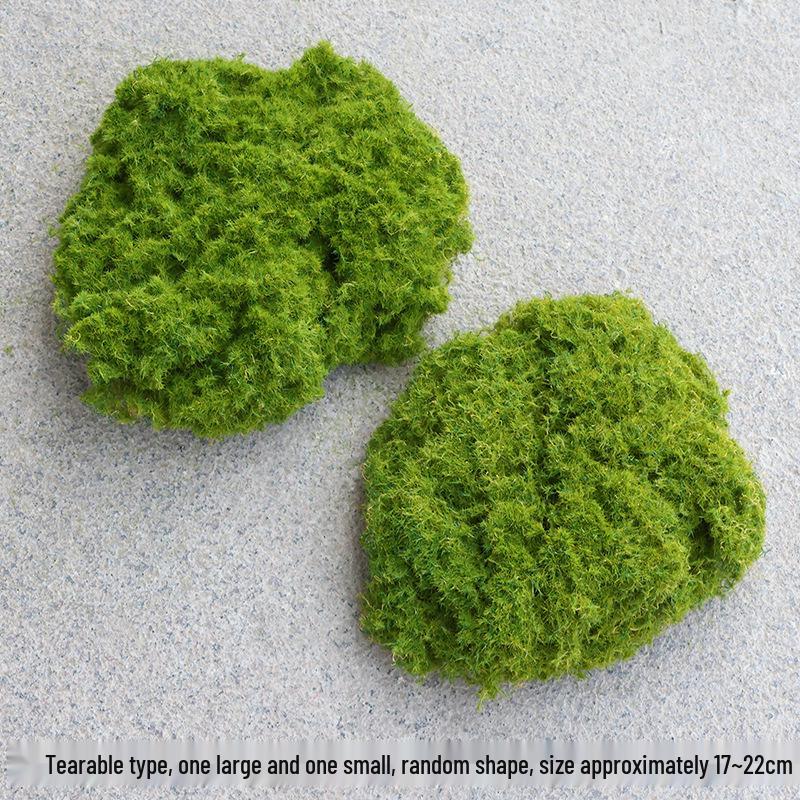 Bionic Artificial Moss Micro Landscape Ornaments for Bonsai and Paving