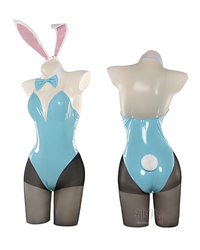 [Excellent Quality] Ichinose Asuna Cosplay Bunny Suit with Bunny Ears from Zero One Blue Archive, Full Set for Adults (Size S)