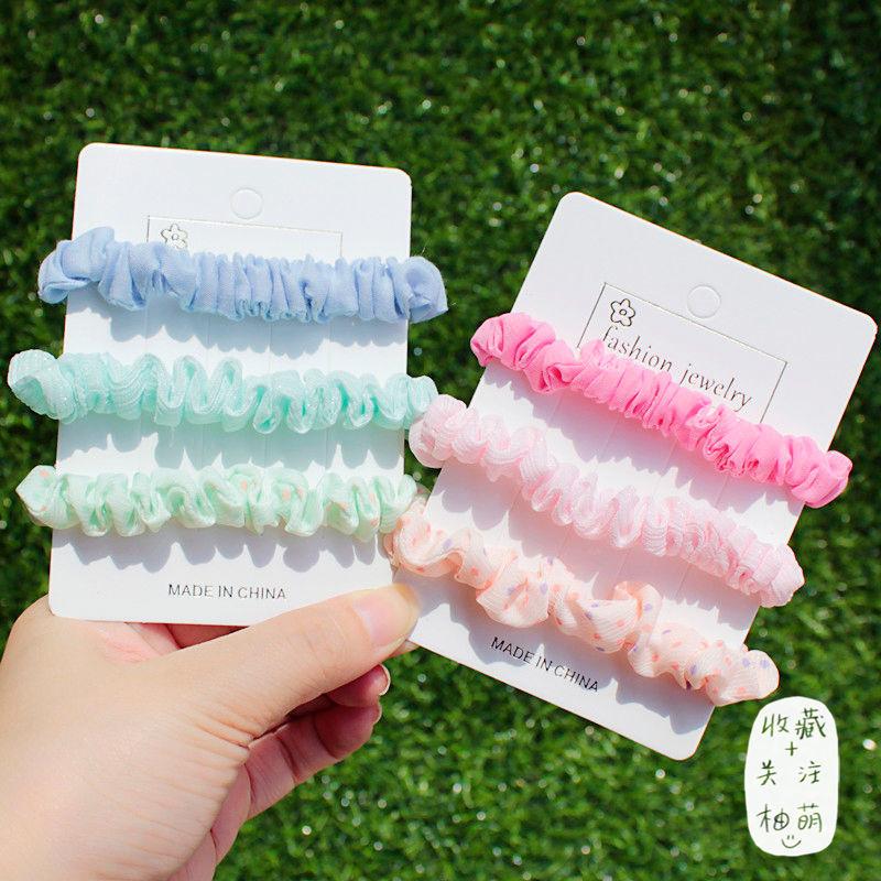 Student children Women Girls Simple Basic Elastic Hair Bands Headband Nylon Elastic Hair Band Headwear Hair Accessories Gift