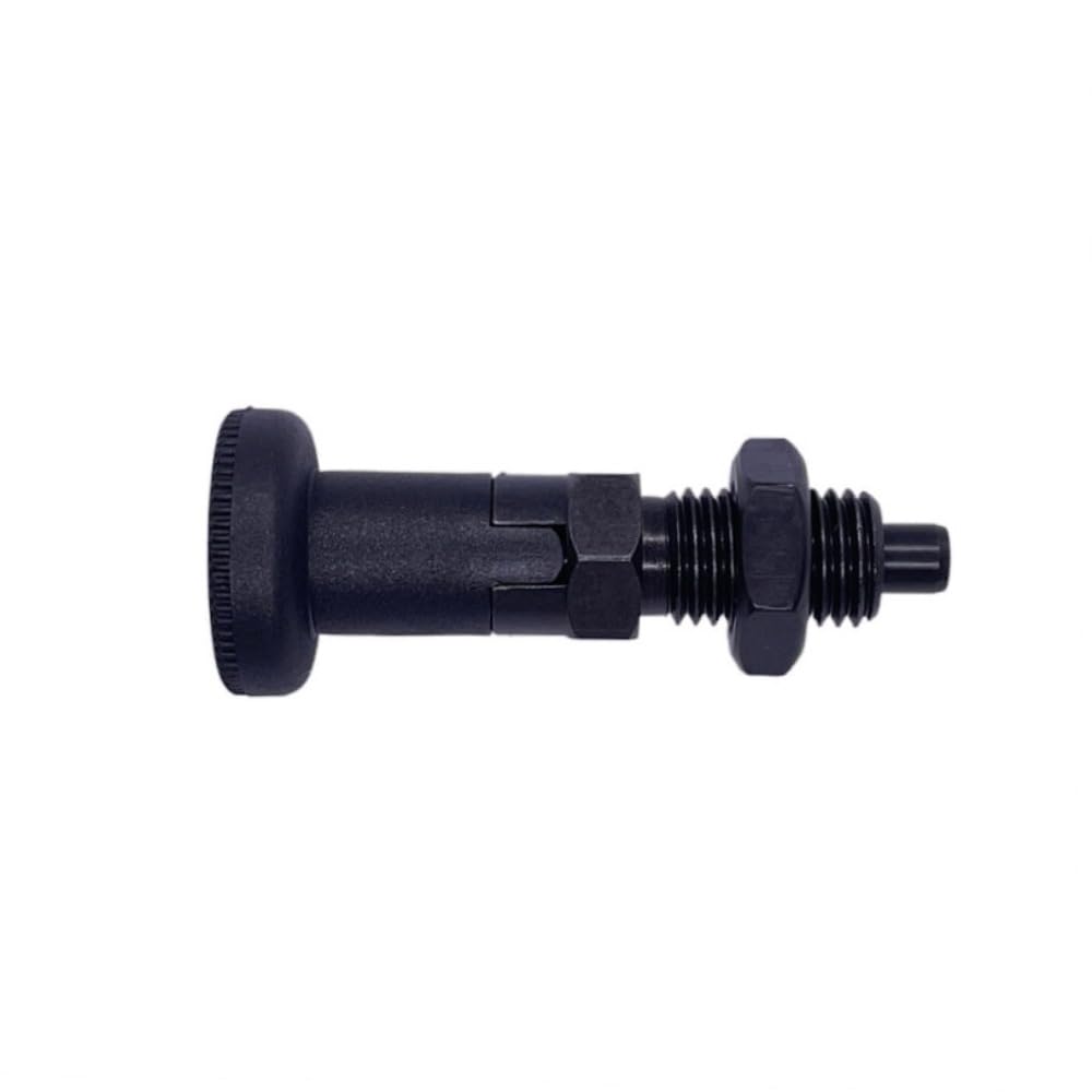 MerciL Push Fit Ball Nose Spring Plunger, Carbon Steel Self Locking Indexing Plunger Spring Knob Plunger Positioning Pins Lock Pin Bolt Self Locking