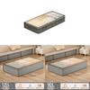Bed Under Clothes Storage Bin With Lid Foldable Nonwoven Fabric For Bedroom Organization