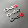 3D Metal Logo D4D Emblem Letters Car Trunk Badge For Toyota Yaris Corolla Avensis Land Cruiser Hilux D4D Sticker Accessories