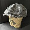 British Retro Big Size Wool Newsboy Caps Men Herringbone Flat Caps Women Man Painters Hat Soft Autumn Winter Hats Octagonal Cap