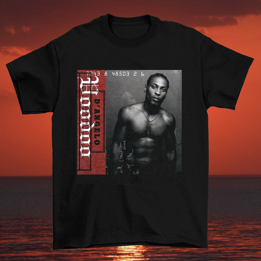 

НОВАЯ футболка D Angelo Voodoo Подарок для фанатов Хлопок Черный S-5XL BT589 Унисекс XXXXL