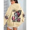 Women's Funny Simple Printed Hooded Sweatshirt Casual Comfortable Hoodies Sweatshirts Women’s