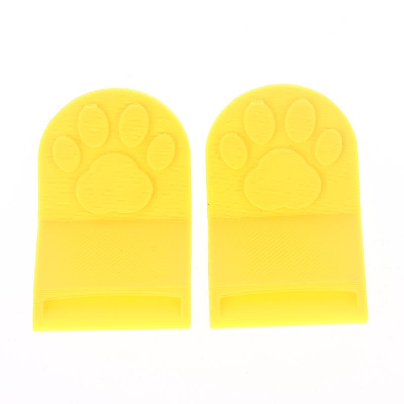 2Pcs Cat Food Can Opener Pet Cat Cog Food Bottle Opener Portable Non-Slip Easy Grip Easyclean Material Kitchen Tools