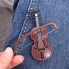 Home Decor Crafts Violin Model 1/12 Miniature Violin Dollhouse Toys Mini Musical Instruments  Decor