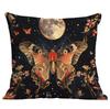 New Imitation 3d Butterfly Printed Pillowcase Retro Home Sofa Cushion Pillowcase Decoration