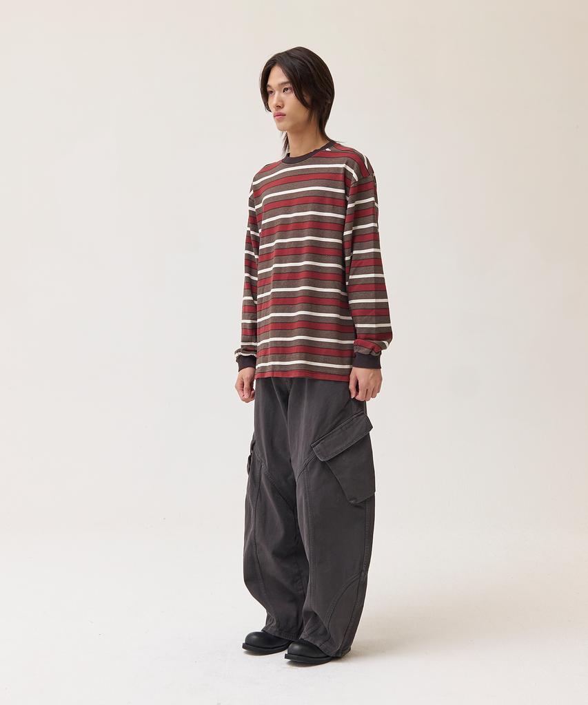 Akesi Washable Striped Long Sleeve_Brown