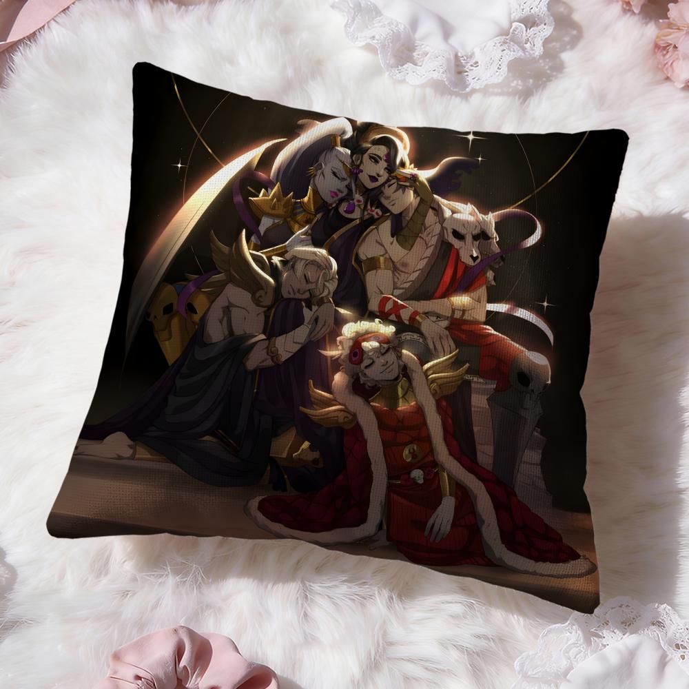 Game H-HadesS Cushion Cover Premium Comfort Reversible Pillow Cove -Two In One Design for Any Room & Car Interior