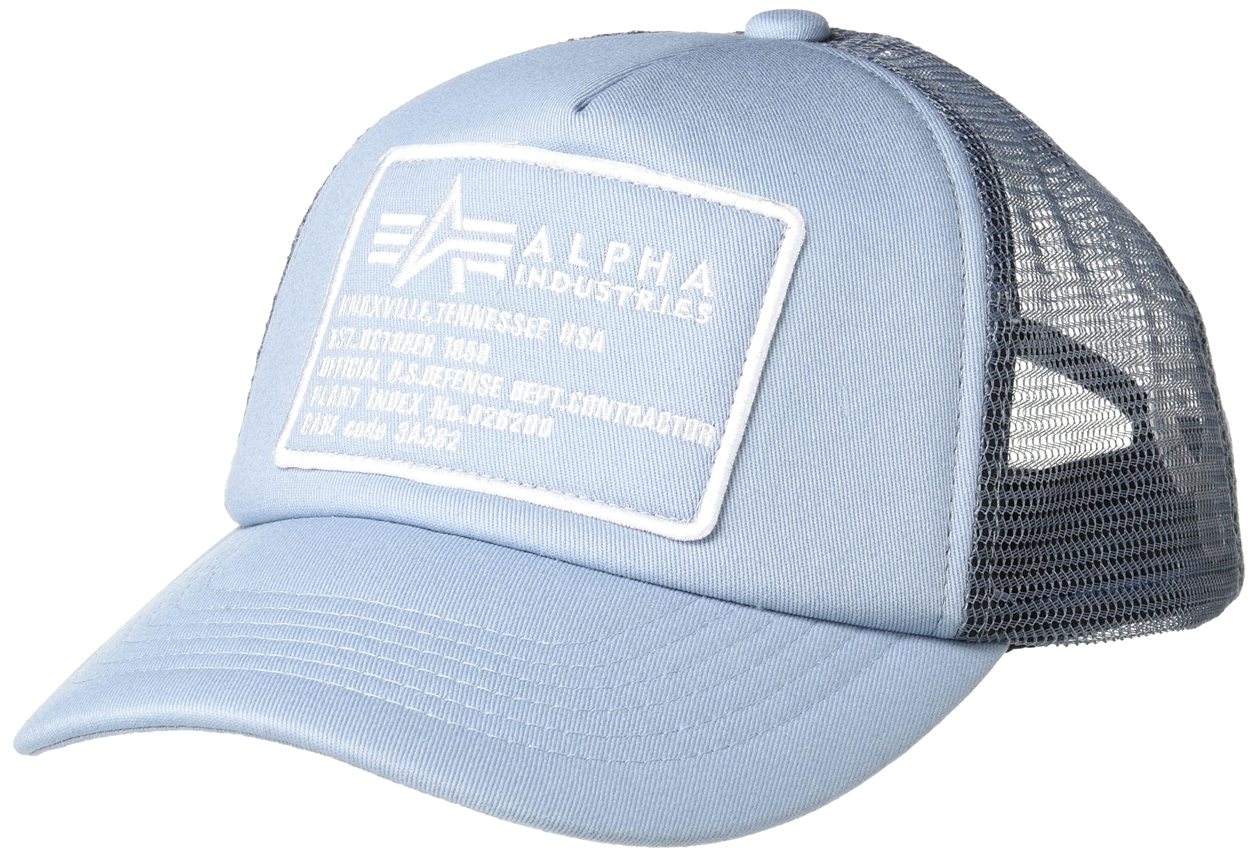 

Кепка с логотипом бренда, сетчатая кепка TZ3046, свободный размер [Alpha Industries] мужская D.GRAY
