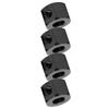 5mm to 12mm Aluminum Alloy Extension Adapter Hub Combiner Coupler for WPL D12 RC TruckBlack