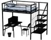 HiPlay MMMTOYS 1/6 Scale Dorm Bed Set, Movable Action Figure Scene Prop, Made of PVC, Fabric, and Alloy
