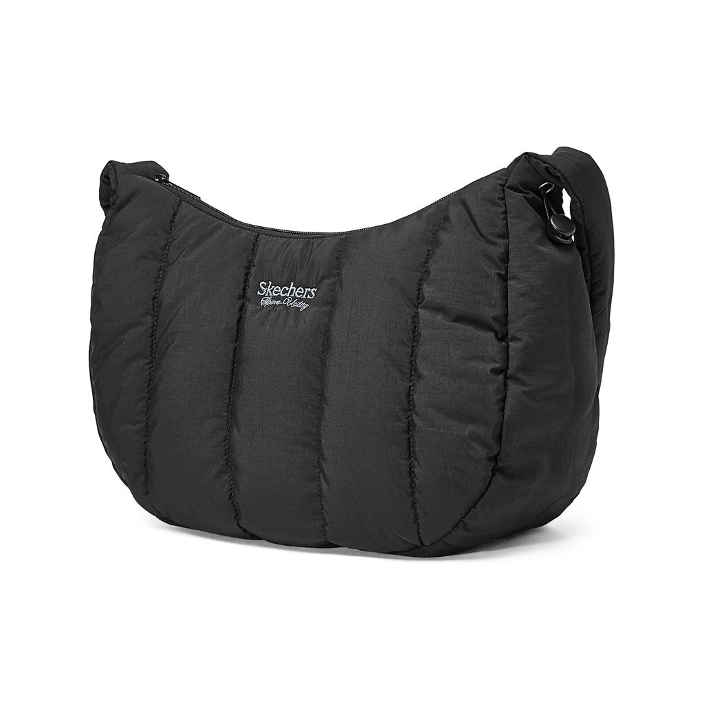 New Skechers Fabric Cloud Bag, Shoulder Bag, Crossbody Bag Regular Unisex Carbon Black L424U016-0018