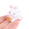 4/6Pcs/Set Cute Cartoon Auspicious Rabbit Micro Landscape Resin Crafts Diy Landscaping Decoration Home Gardening Accessories