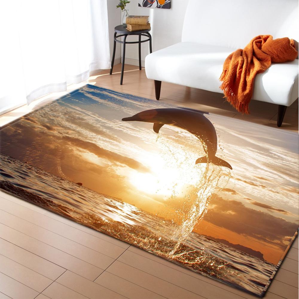 Animal Large Carpet Feather Wind Bedroom Floor Mat