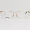 Hugo Boss Eyeglass Frames BOSS1351F AOZ Lightweight Gold Frame Stainless Steel