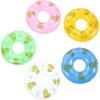 Gadpiparty 5Pcs Mini Swim Rings for Dollhouse - Inflatable Pool Float for Kids Dolls - Baby Pool Toys