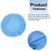 HARFINGTON 5pcs Car Polisher Bonnet Buffing Pad Micro-fiber Polishing Buffing Pad Cover for 9"-10" Car Buffer Bonnets Polisher, Light Blue