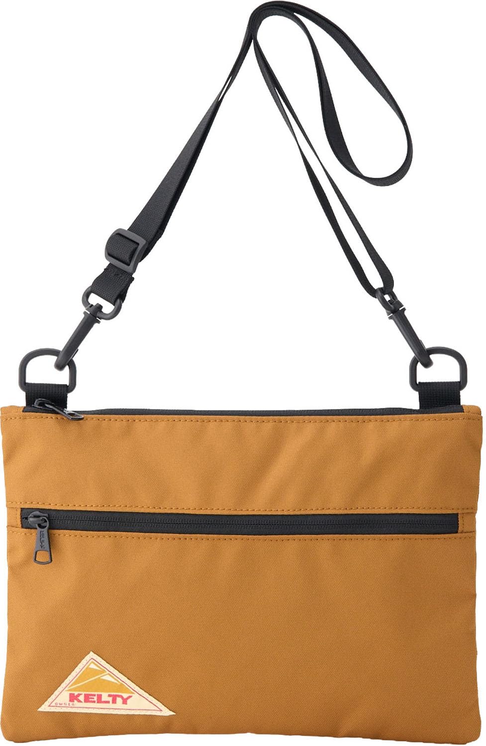 KELTY Outdoor Shoulder Bag ES FLAT POUCH SM 21cm x 29cm x 1cm Caramel 3259270726