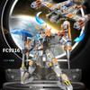 2IN1 Space Deformation Mech Building Blocks Sets 4 Style Engine-Morph Model Children Assembly Bricks Toys Ornaments For Gifts
