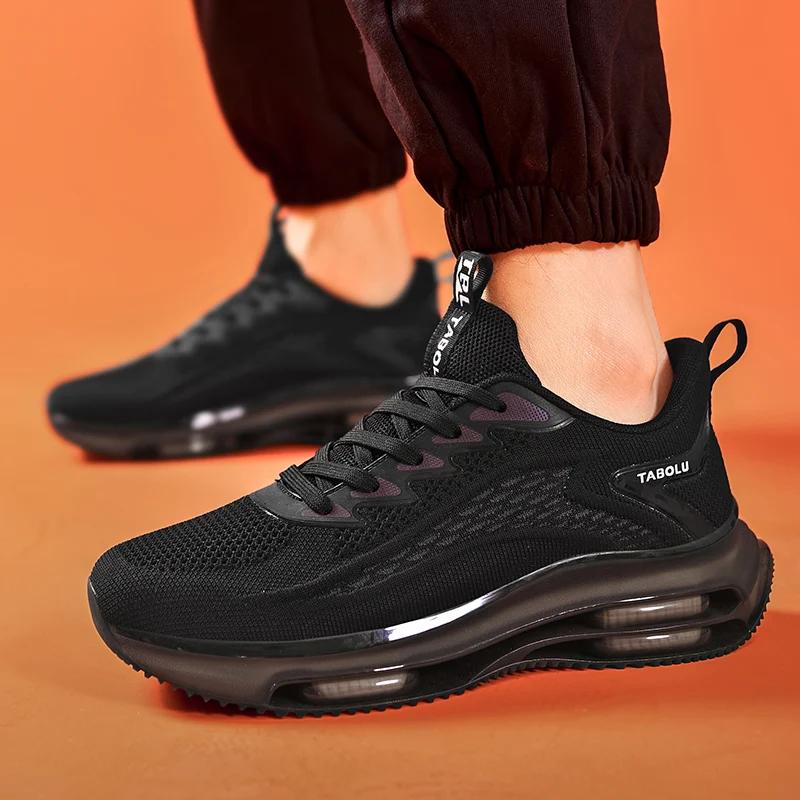 Men's Sneakers 2025 New Mesh Running Shoes Trend Anti Slip Platform Casual Sneaker Shoes Summer Breathable Fashion Tennis Shoes