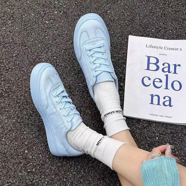 Comfortable casual autumn new niche sports shoes casual flat baseplate shoes