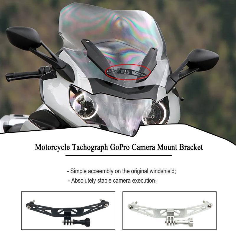 Windscreen Recorder Holder Stable Safe Camera Bracket For BMW R1200RT R1250RT R 1200RT R1250 RT 2014-